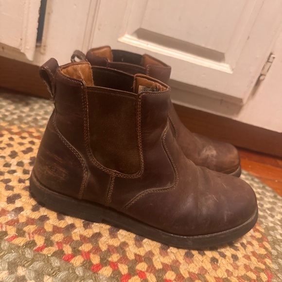 Keen men’s Chelsea Brown Leather Ankle Boots size 10 - Picture 4 of 8